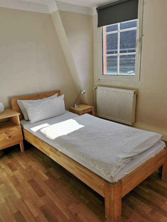 Pension Am Rheinsteig Hotell Leutesdorf Eksteriør bilde