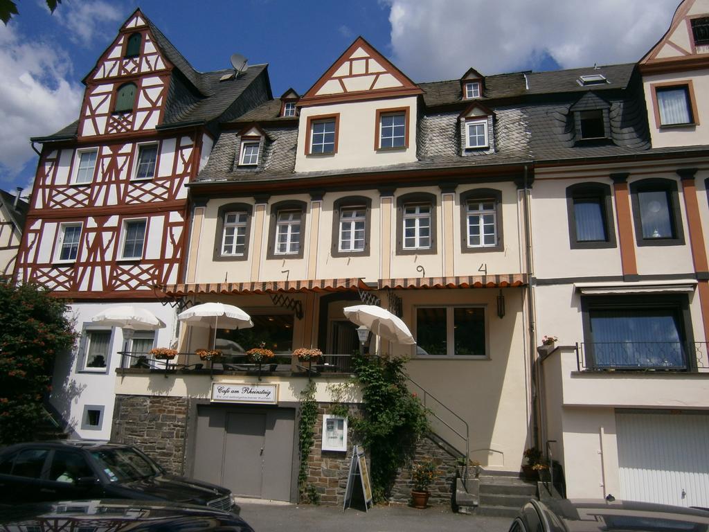 Pension Am Rheinsteig Hotell Leutesdorf Eksteriør bilde